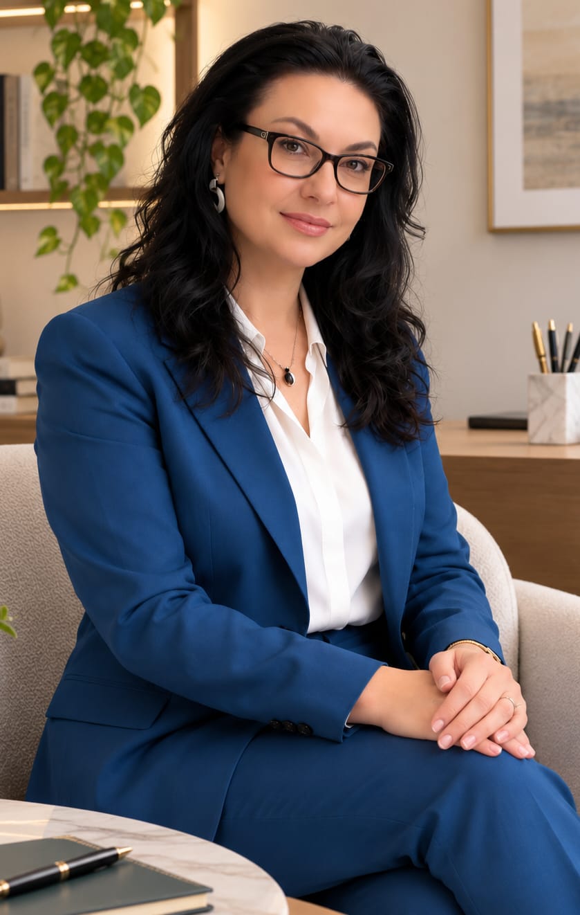 Andréa Dias em seu consultório